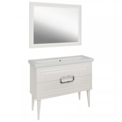 Комплект мебели ASB-Mebel Летиция 100 белый/хром