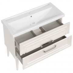 Комплект мебели ASB-Mebel Летиция 100 белый/хром