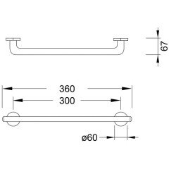 Поручень Steinberg 650 2630