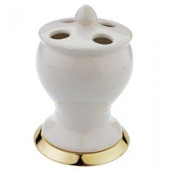 Стакан для щеток Aksy Bagno Stone Gold 8550 G