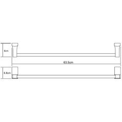 Полотенцедержатель WasserKRAFT Exter K-5230