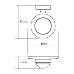 Мыльница стеклянная WasserKRAFT Isen K-4029