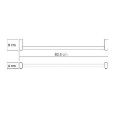 Полотенцедержатель WasserKRAFT Berkel К-6830
