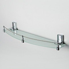 Полка стеклянная с ограничителем WasserKRAFT Leine К-5044