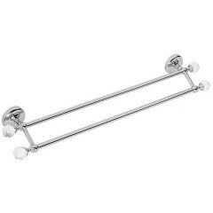 Полотенцедержатель двойной Migliore Amerida Swarovski ML.AMR-60.423