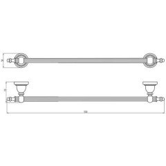 Полотенцедержатель Gro Welle Muskat MSK512