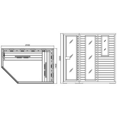 Сауна инфракрасная KOY H03-K63