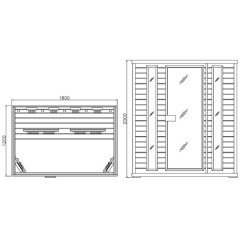 Сауна инфракрасная KOY H04-K61
