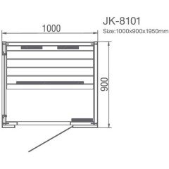 Сауна инфракрасная KOY JK-R8101