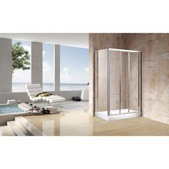 Душевой угол Cezares Family-M FAMILY-AH-3-120/100-P-Cr-M