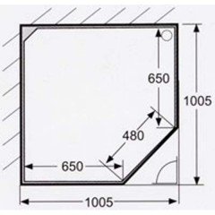 Душевая кабина IDO Showerama 9-5 (7-5) Basic White 100