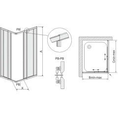 Душевой уголок Sanplast KNN-2-d-80x100