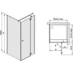 Душевой уголок Sanplast KNDJ2-FREE-75x90-S