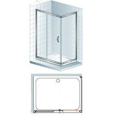 Душевой уголок Dolphin RQ-B-006-80x120