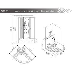 Душевая кабина SSWW W1003 R