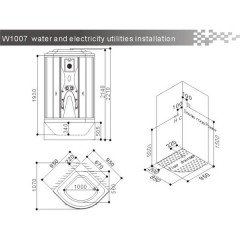 Душевая кабина SSWW W1007