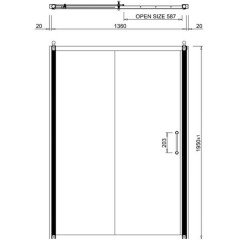 Душевая дверь Burlington C8S