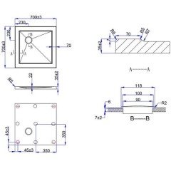 Акриловый поддон Burlington Zamori Z1158