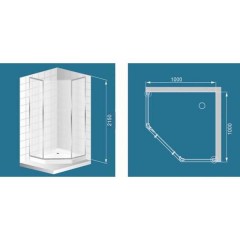 Душевая кабина Bolu Pentas BL-112/100n
