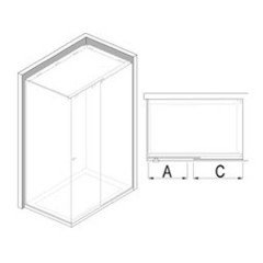 Душевая кабина Teuco Light 150x90 R