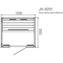 Сауна инфракрасная KOY JK-R8201