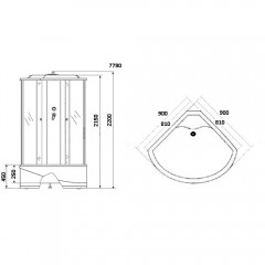 Душевая кабина Niagara Lux 7790G