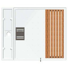 Душевая кабина Svedbergs S-Box 110 De Lux-3000 R