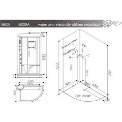 Душевая кабина SSWW B609 R
