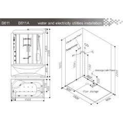 Душевая кабина SSWW B611A R