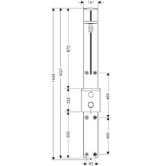 Душевая панель Hansgrohe Raindance S 27005000