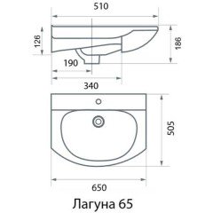 Комплект мебели Aqualife Design Дублин 65