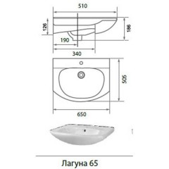 Комплект мебели Aqualife Design Нью-Йорк 65