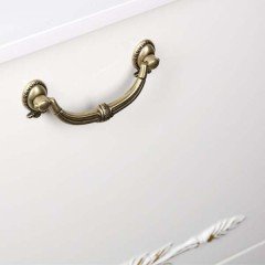 Комплект мебели Aquanet Виктория 120 белый глянец/золото 00184412