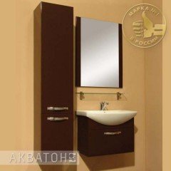 Зеркало Акватон Ария 65 тёмно-коричневый 1A133702AA430