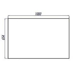 Зеркало Акватон Отель 100 1A107402OT010