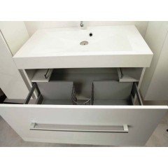 Тумба под раковину Акватон Мадрид 80М бордо 1A126801MA940