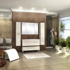 Зеркало-шкаф Акватон Мадрид 120М 1A113402MA010