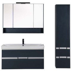 Комплект мебели Aquanet Виго 120 сине-серый 00183670
