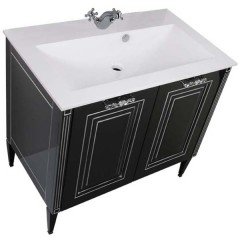 Комплект мебели Aquanet Паола 90 черный 00182134