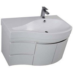 Комплект мебели Aquanet Сопрано 95 R белый 00169345