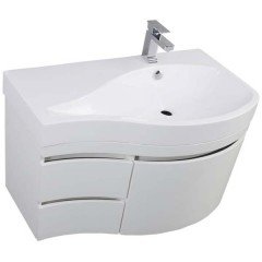 Комплект мебели Aquanet Сопрано 95 R белый 00169444