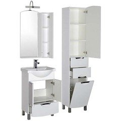 Тумба под раковину Aquanet Асти 55 М белый 00178263