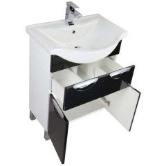 Комплект мебели Aquanet Асти 65 черный 00180320