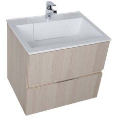 Тумба с раковиной Aquanet Алвита 60 ясень коимбро 00182734 + 00181907