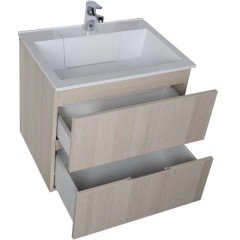 Тумба с раковиной Aquanet Алвита 60 ясень коимбро 00182734 + 00181907