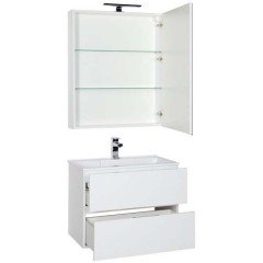 Тумба с раковиной Aquanet Алвита 70 белый 00184302 + 00182523