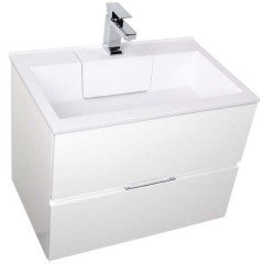 Тумба с раковиной Aquanet Алвита 70 белый 00184302 + 00182523