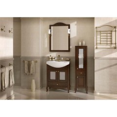 Комплект мебели ASB-Woodline Флоренция витраж 65 бук тироль массив ясеня