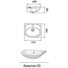 Комплект мебели Aqualife Design Лион 50