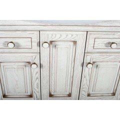 Комплект мебели ASB-Woodline Верона 85 бежевый массив ясеня